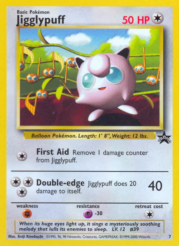 Jigglypuff 7 Wizards Black Star Promos Pokesingles