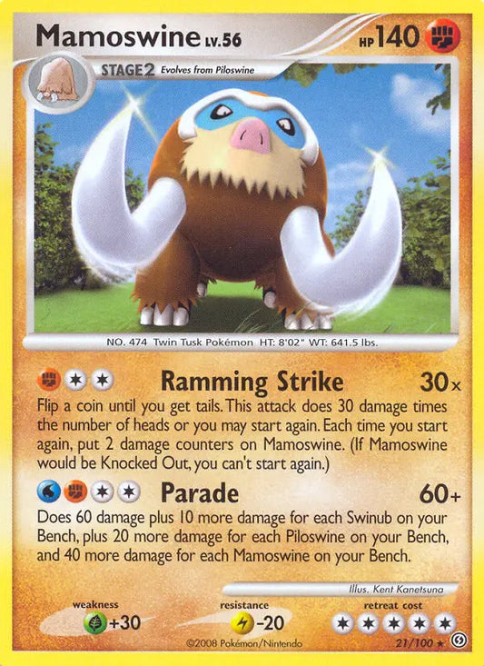Mamoswine 21 Stormfront Pokesingles