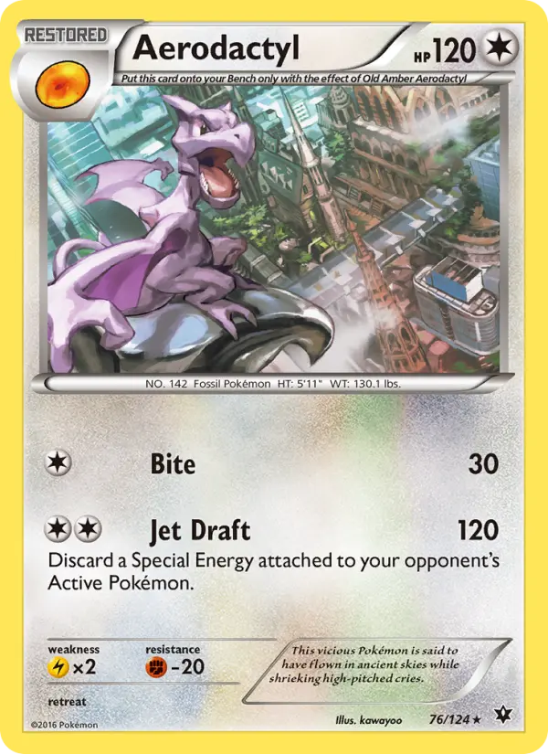Aerodactyl 76 Fates Collide Pokesingles