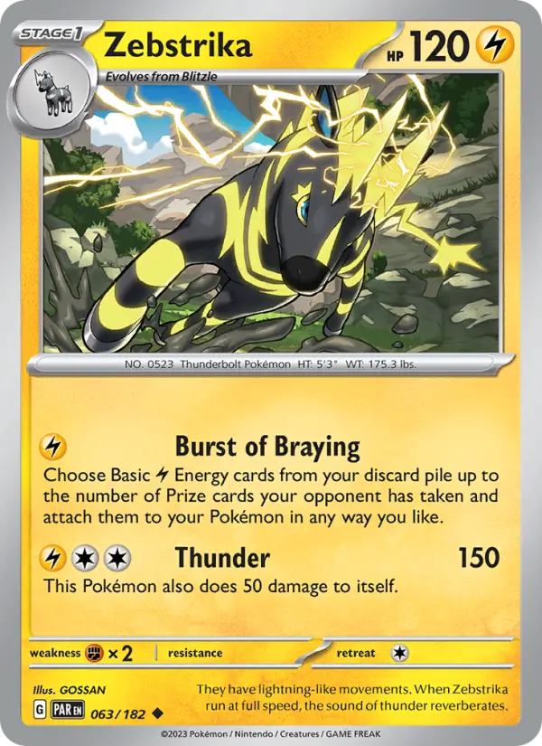 Zebstrika 63 Paradox Rift Pokesingles