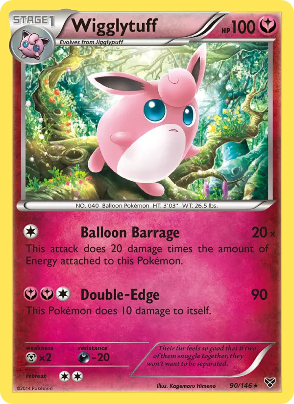 Wigglytuff 90 XY Pokesingles