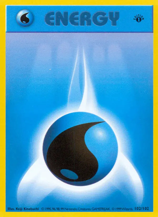 Water Energy 102 Base Set Pokesingles