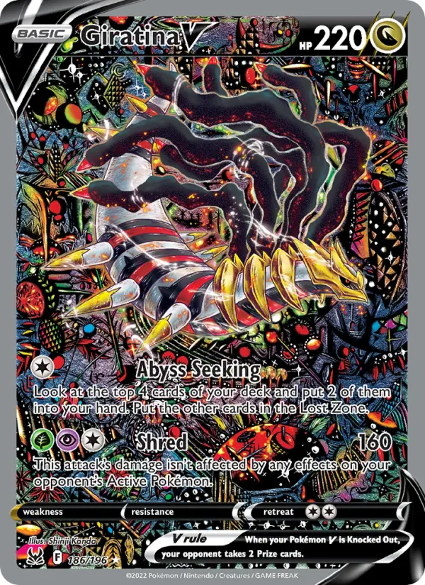 Giratina V 186 Lost Origin Pokesingles
