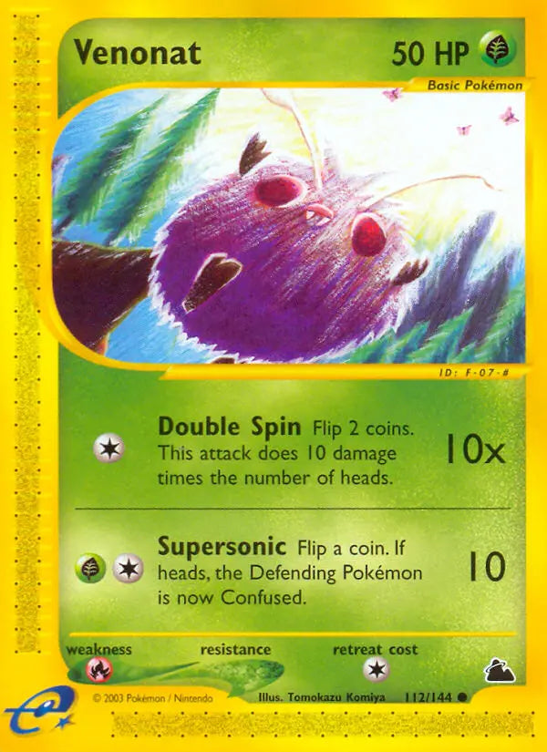 Venonat 112 Skyridge Pokesingles