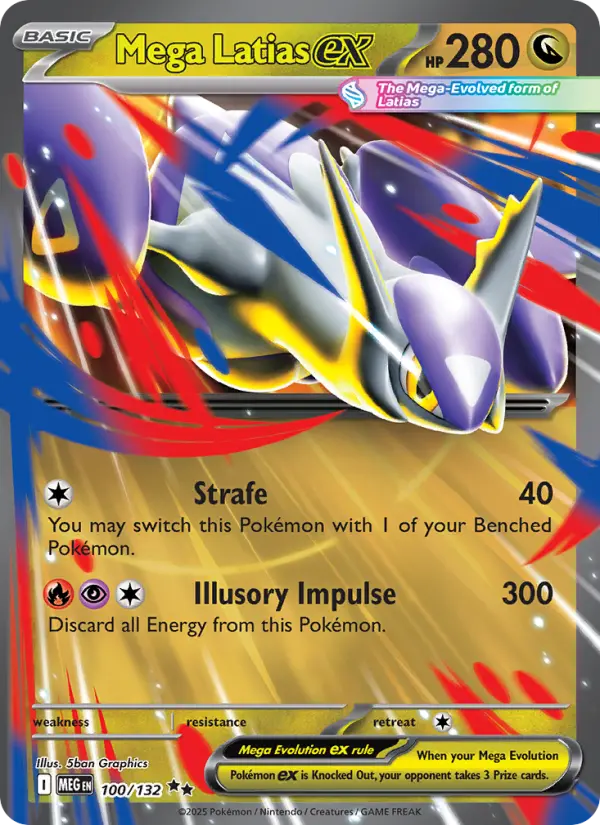 Mega Latias ex 100 Mega Evolution Pokesingles