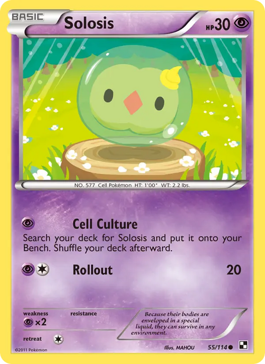 Solosis 55 Black & White Pokesingles