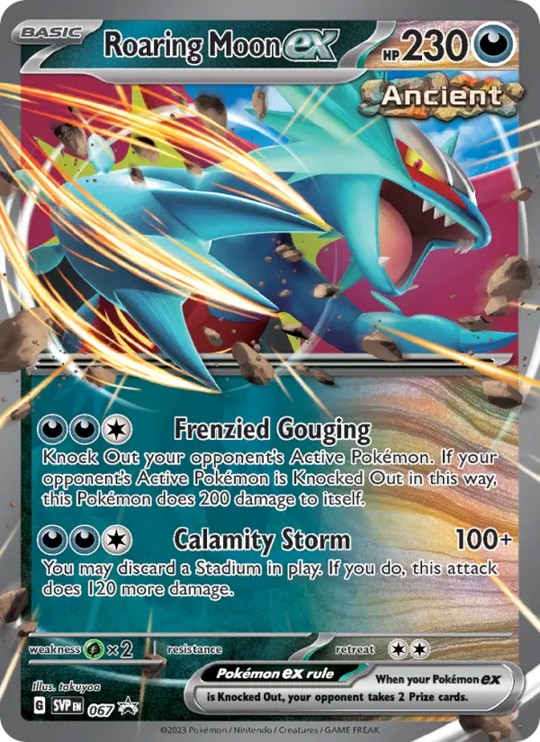 Roaring Moon ex 67 SVP Black Star Promos Pokesingles