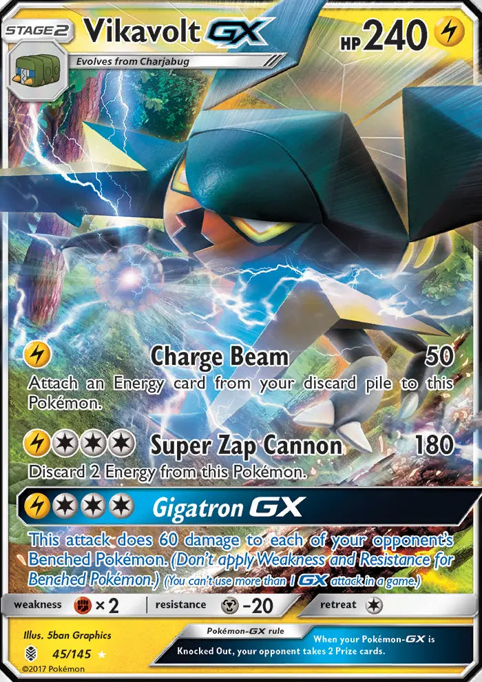 Vikavolt GX 45 Guardians Rising Pokesingles