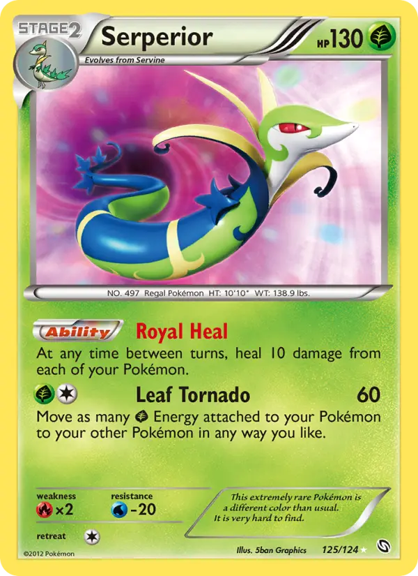 Serperior 125 Dragons Exalted Pokesingles
