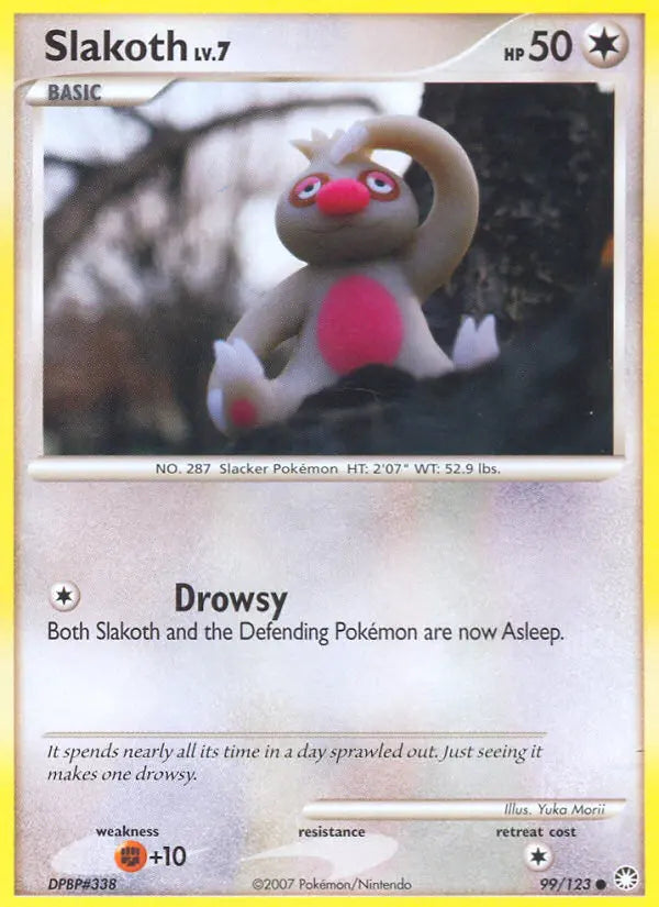 Slakoth 99 Mysterious Treasures Pokesingles
