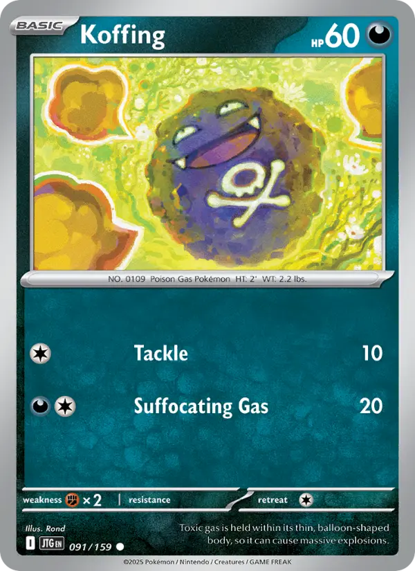 Koffing 91 Journey Together Pokesingles