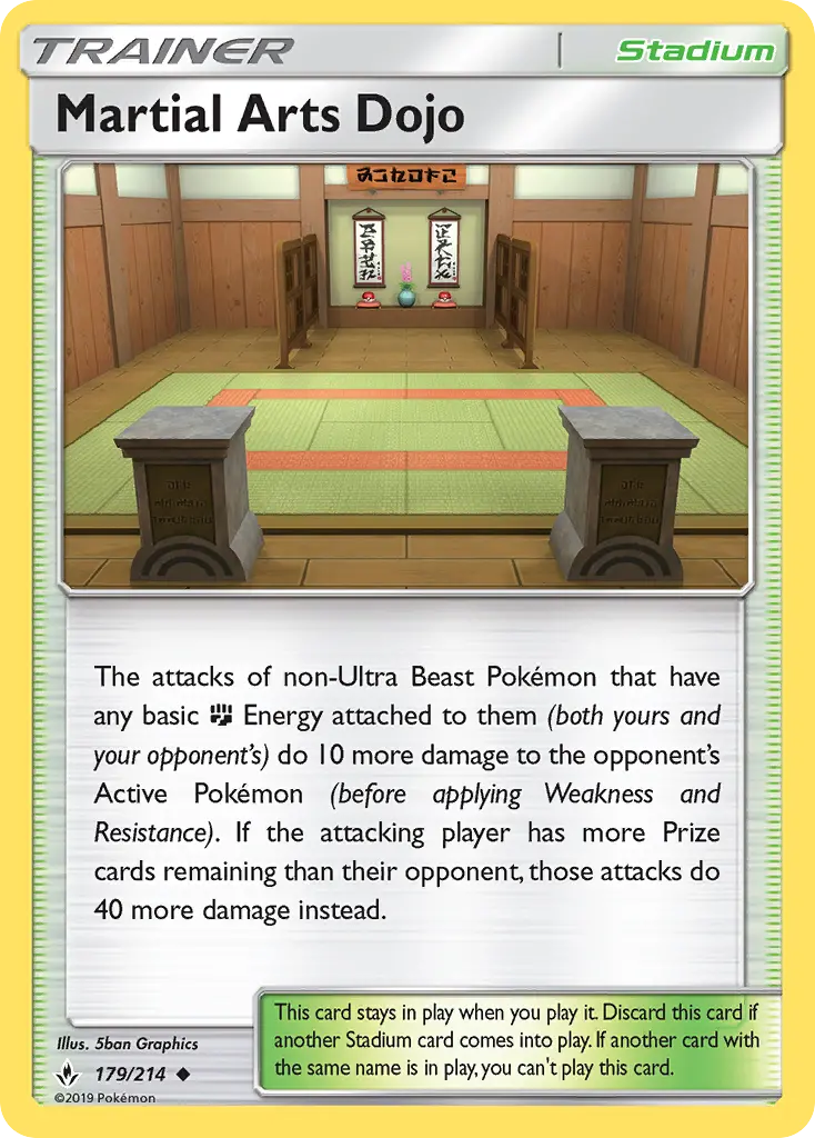 Martial Arts Dojo 179 Unbroken Bonds Pokesingles