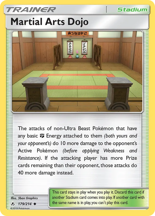 Martial Arts Dojo 179 Unbroken Bonds Pokesingles