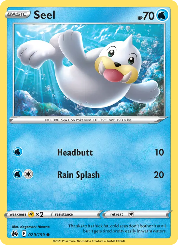 Seel 29 Crown Zenith Pokesingles