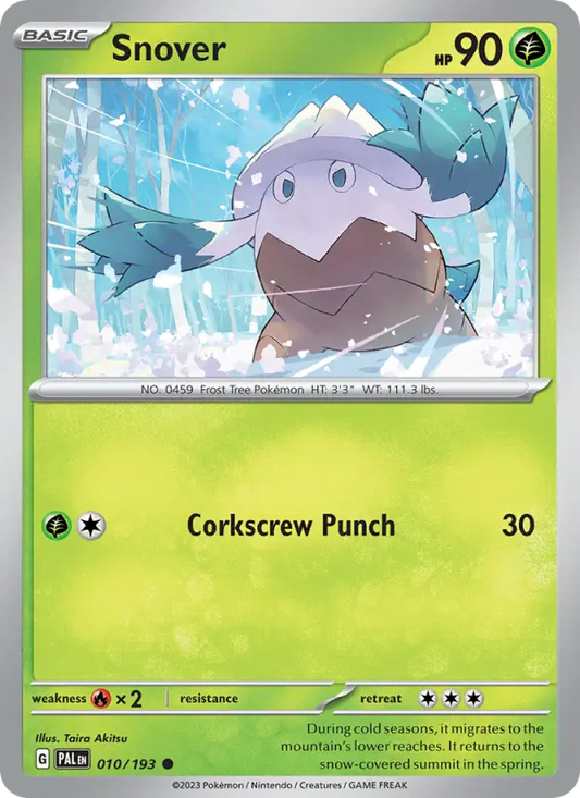 Snover 10 Paldea Evolved Pokesingles