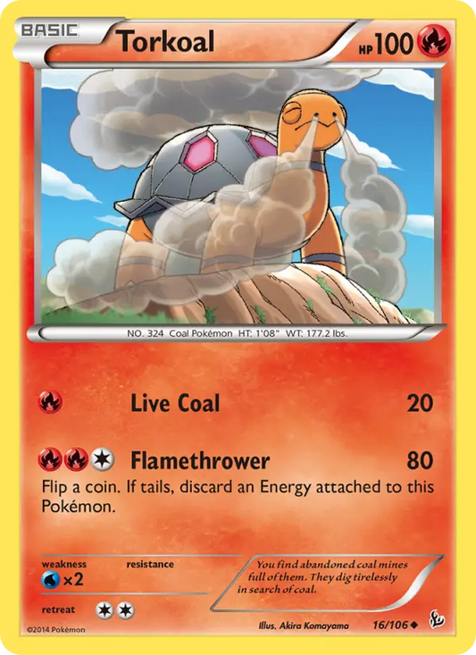 Torkoal 16 Flashfire Pokesingles