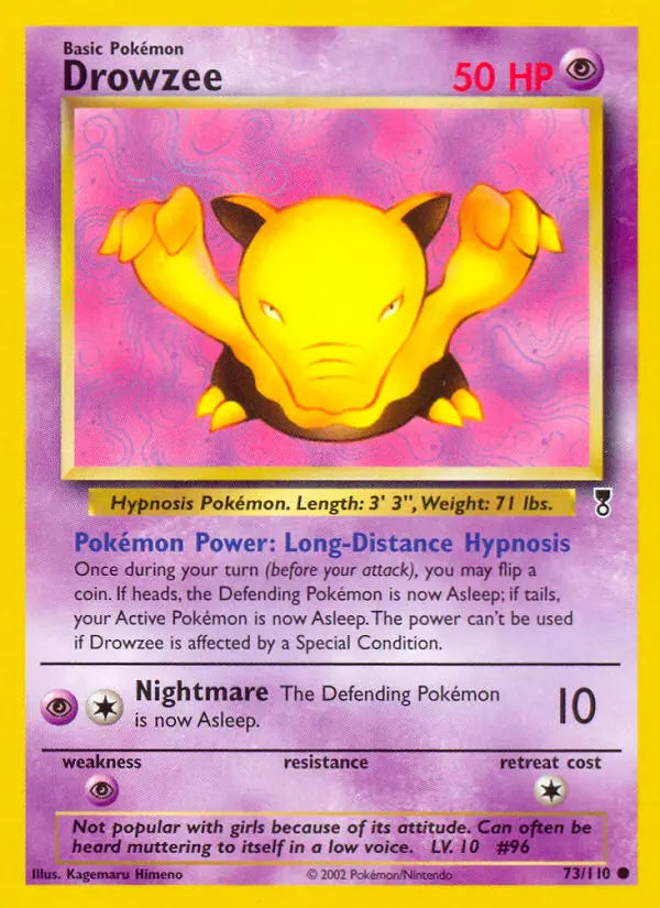 Drowzee 73 Legendary Collection Pokesingles
