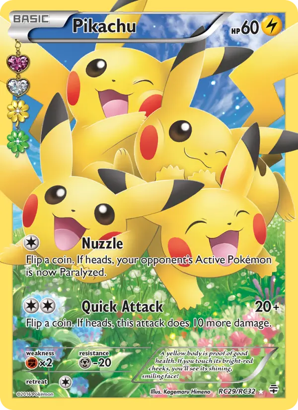 Pikachu RC29 Generations Pokesingles