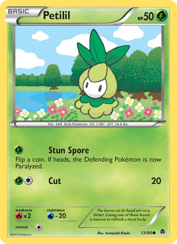 Petilil 13 Emerging Powers Pokesingles