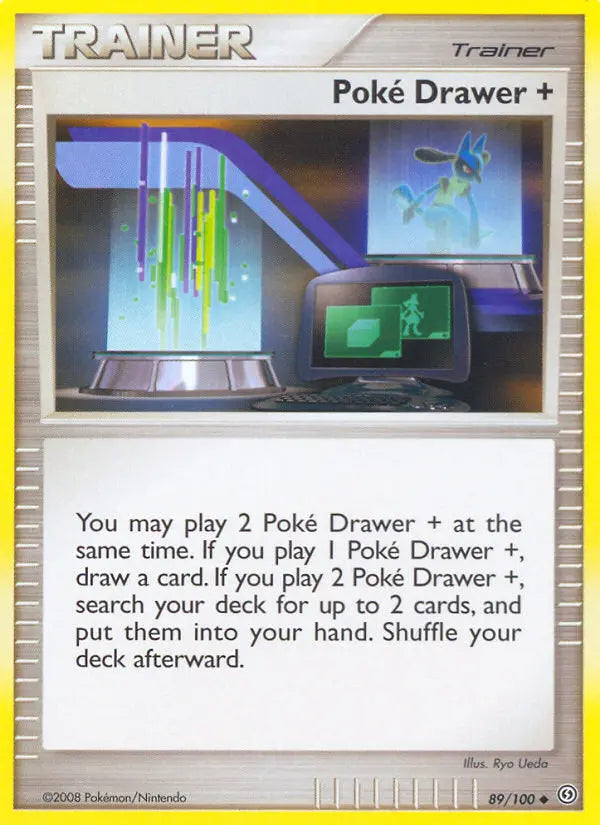 Poké Drawer + 89 Stormfront Pokesingles