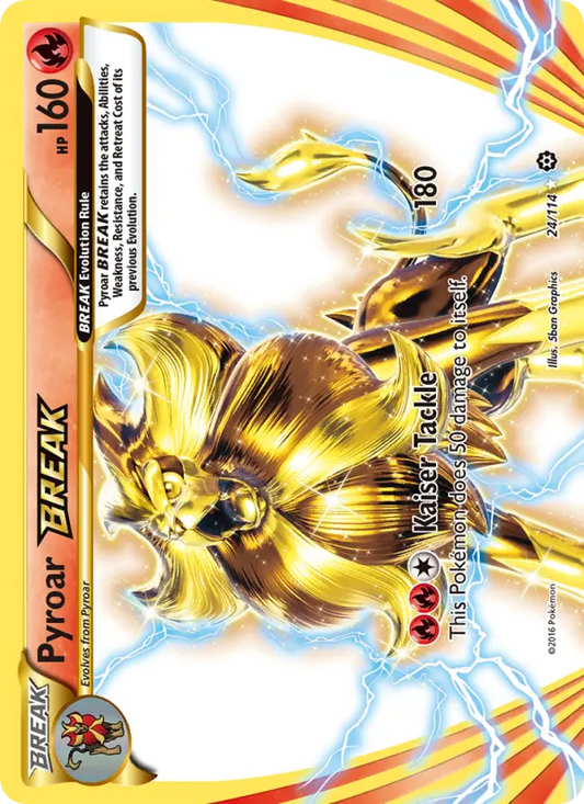 Pyroar BREAK 24 Steam Siege Pokesingles