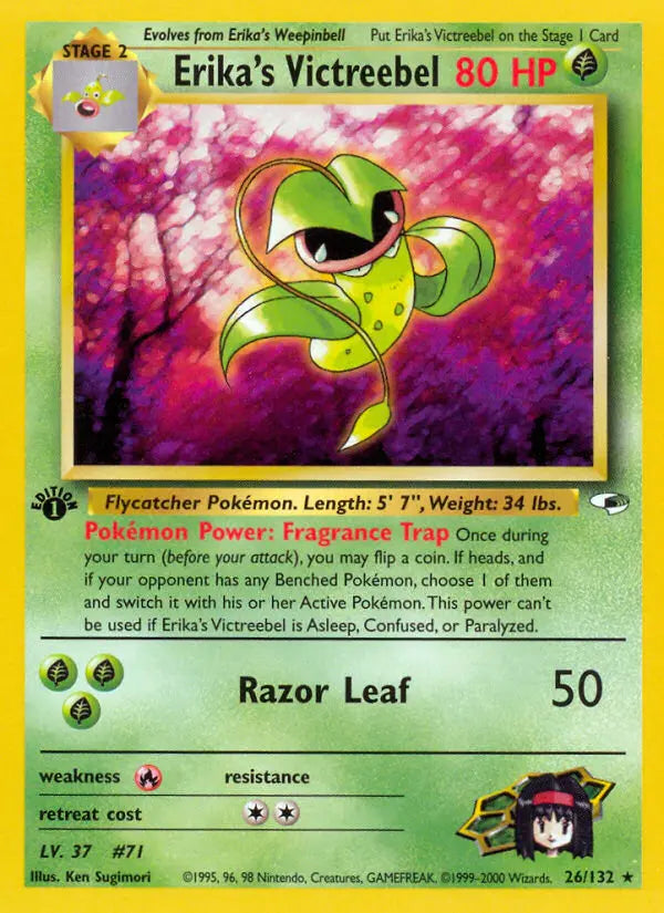 Erika's Victreebel 26 Gym Heroes Pokesingles