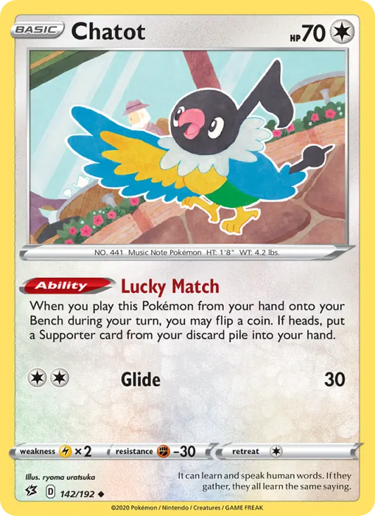 Chatot 142 Rebel Clash Pokesingles