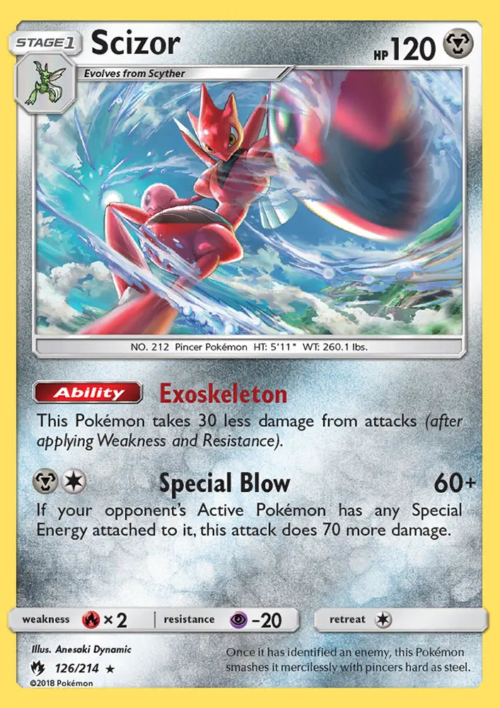 Scizor 126 Lost Thunder Pokesingles