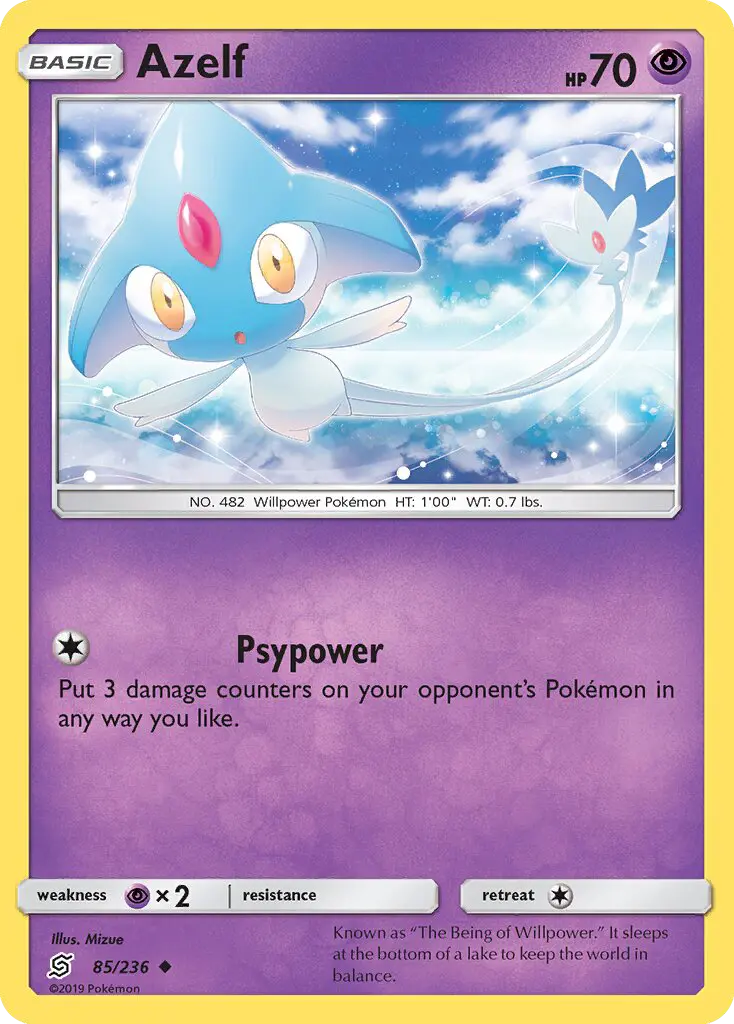 Azelf 85 Unified Minds Pokesingles