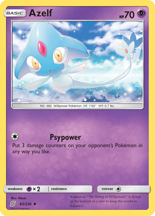 Azelf 85 Unified Minds Pokesingles