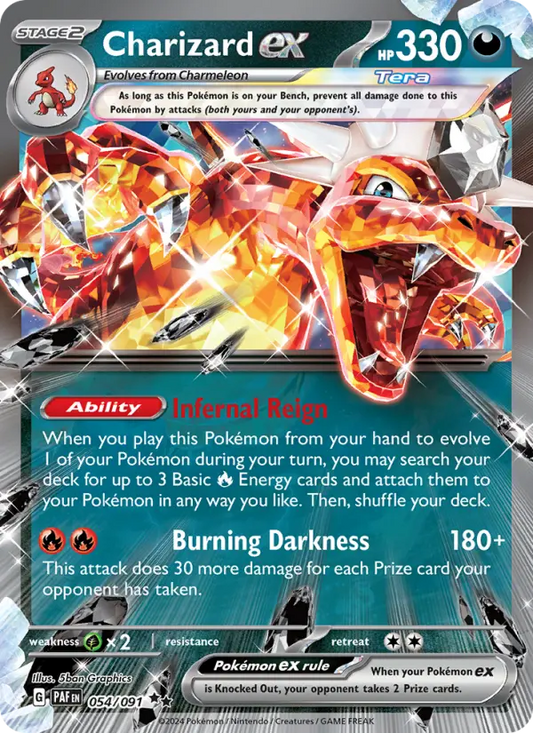 Charizard ex 54 Paldean Fates Pokesingles