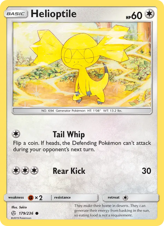 Helioptile 179 Cosmic Eclipse Pokesingles