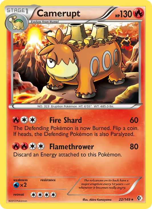 Camerupt 22 Boundaries Crossed Pokesingles