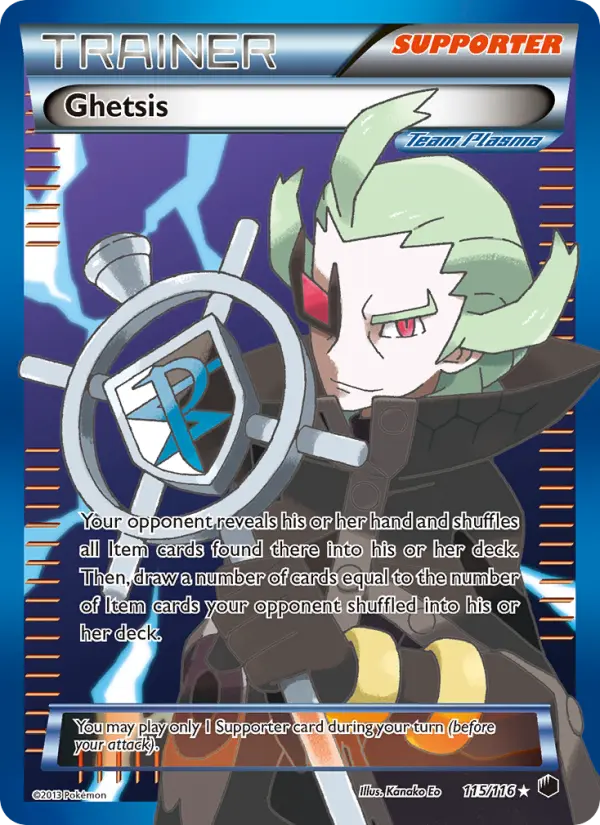 Ghetsis 115 Plasma Freeze Pokesingles