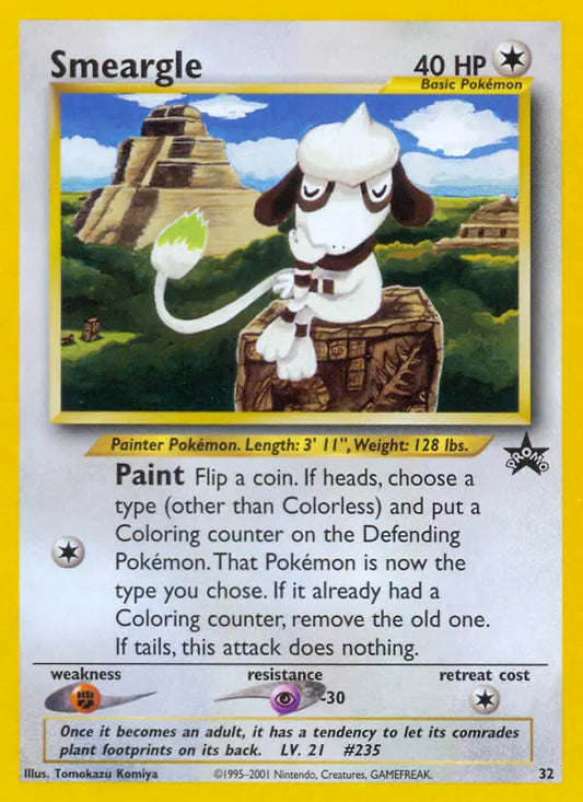 Smeargle 32 Wizards Black Star Promos Pokesingles