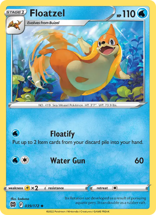 Floatzel 39 Brilliant Stars Pokesingles