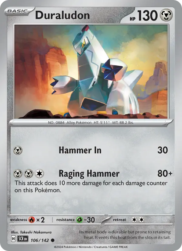 Duraludon 106 Stellar Crown Pokesingles