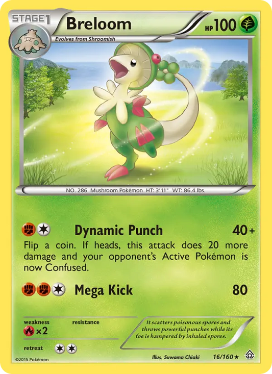 Breloom 16 Primal Clash Pokesingles