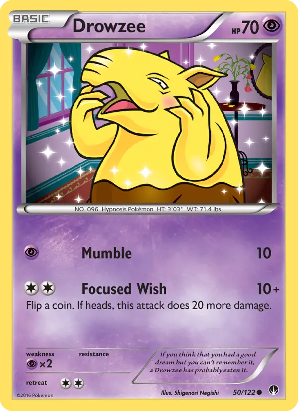 Drowzee 50 BREAKpoint Pokesingles