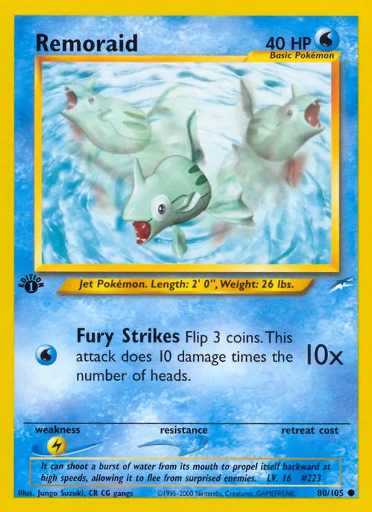 Remoraid 80 Neo Destiny Pokesingles