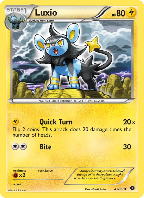 Luxio 45 Next Destinies Pokesingles