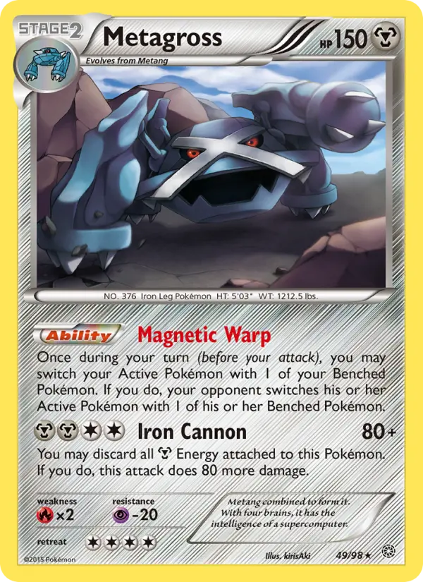 Metagross 49 Ancient Origins Pokesingles