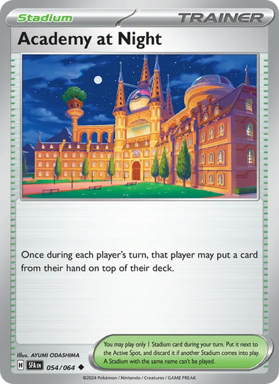 Academy at Night 54 Shrouded Fable Pokesingles