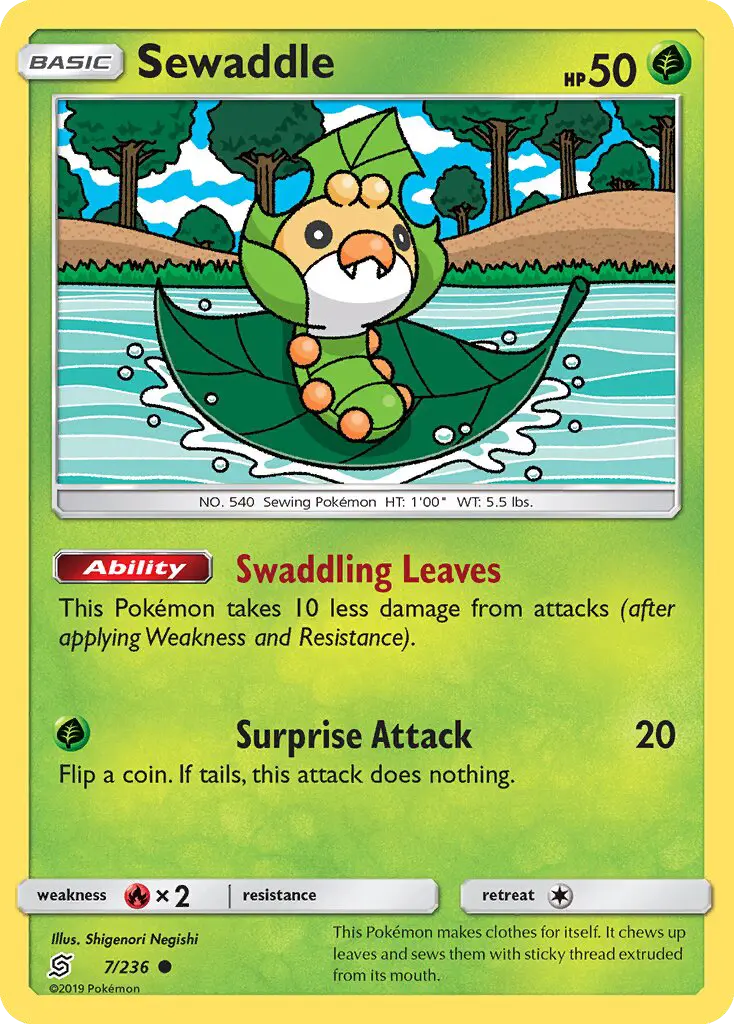 Sewaddle 7 Unified Minds Pokesingles