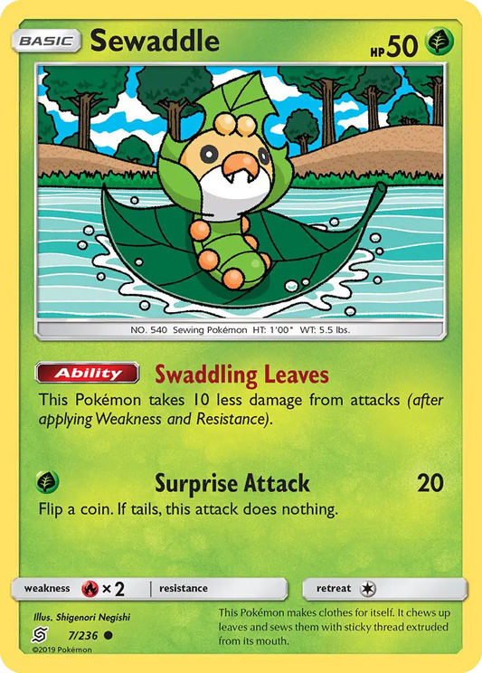 Sewaddle 7 Unified Minds Pokesingles