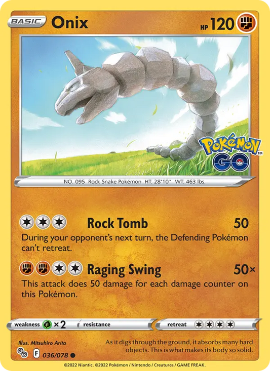 Onix 36 Pokémon GO Pokesingles