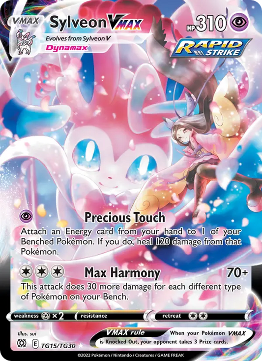 Sylveon VMAX TG15 Brilliant Stars Pokesingles