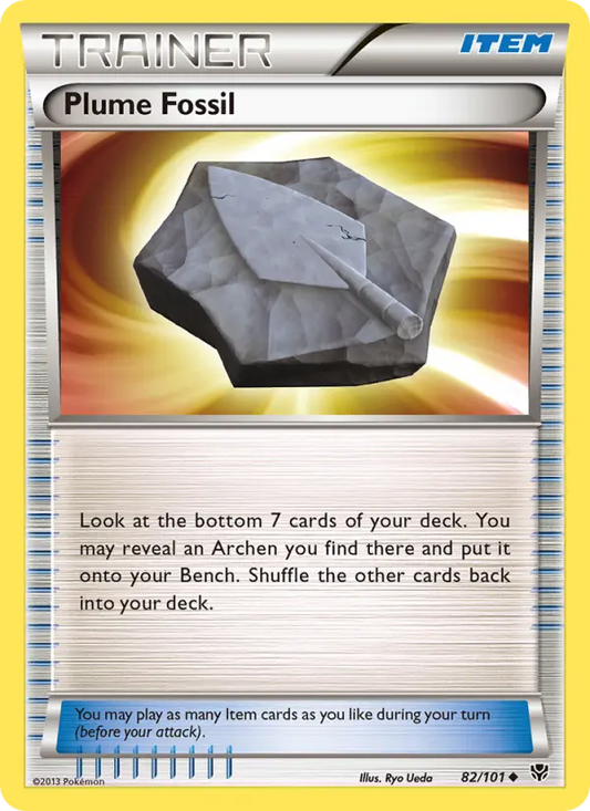Plume Fossil 82 Plasma Blast Pokesingles