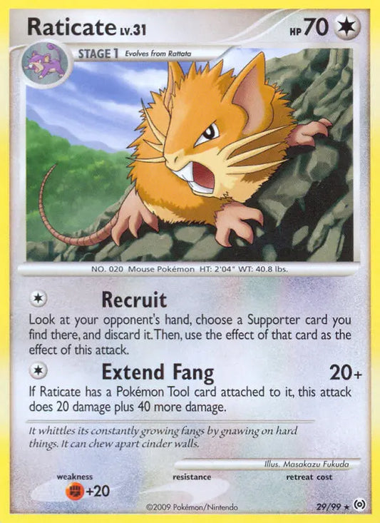 Raticate 29 Arceus Pokesingles