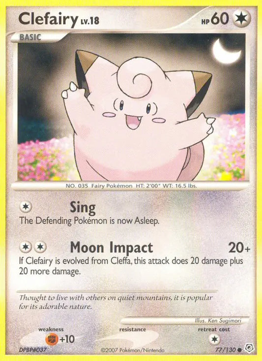 Clefairy 77 Diamond & Pearl Pokesingles